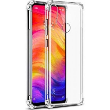 Xiaomi Note 7 hoes - Anti-Shock TPU Back Cover - Transparant