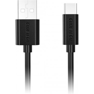 Choetech - USB naar USB-C laad- en datakabel - 3A - 1M - zwart