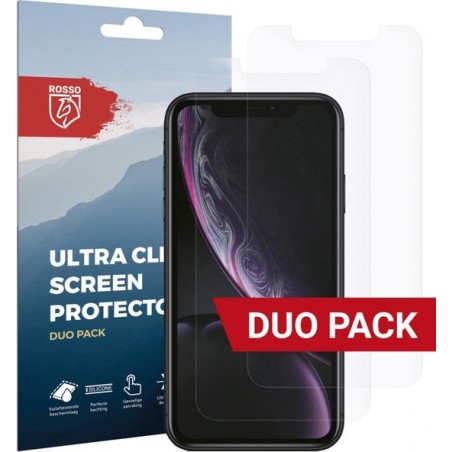 Rosso Apple iPhone XR Ultra Clear Screen Protector Duo Pack