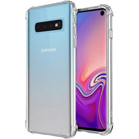 Samsung Galaxy S10 - Anti Shock Hybrid Hoesje - Transparant