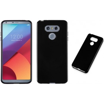 LG G6 Zwart TPU siliconen case telefoonhoesje