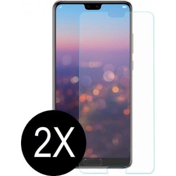 2X Screenprotector Huawei Y6 2019 - Tempered glass – glasplaatje bescherming – pantserglas - 2 stuks - screen protector