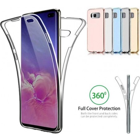 Samsung Galaxy S10 Plus - Dubbel zijdig 360° Hoesje - Transparant