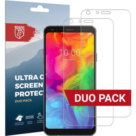 Rosso LG Q7 Ultra Clear Screen Protector Duo Pack