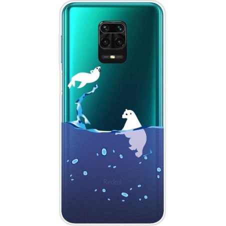 Xiaomi Redmi Note 9S / Note 9 Pro Hoesje TPU met IJsbeer Print