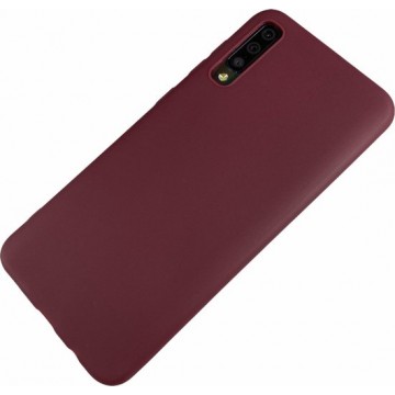 Samsung Galaxy A20e - Silicone hoesje Tim wijn rood