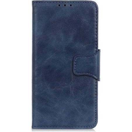 Shop4 - Xiaomi Redmi 7 Hoesje - Wallet Case Cabello Donker Blauw