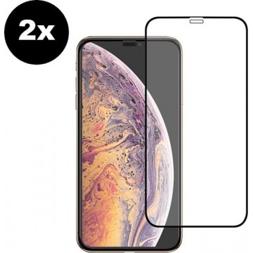 iPhone X Screenprotector Tempered Glass 3D Full Screen Cover - 2 PACK