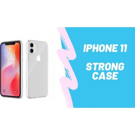 Apple iPhone 11 Transparant Hoesje | Silliconen Case |Doorzichtig Hoesje |TPU Case|Extreme Protect| iPhone 11 Hoesjes | KJM Deal