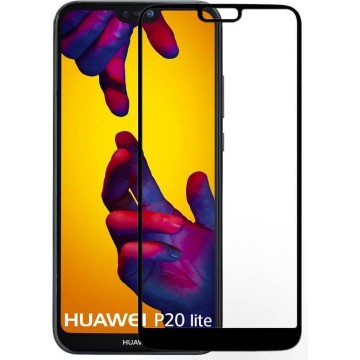 Huawei P20 Lite Screenprotector Glas Full Cover - 1x Tempered Glass Screen Protector