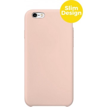 iPhone 6 en 6s Telefoonhoesje | Siliconen Soft Touch Smartphone Case | Back Cover Roze