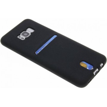 Card Backcover Samsung Galaxy S8 Plus hoesje - Zwart