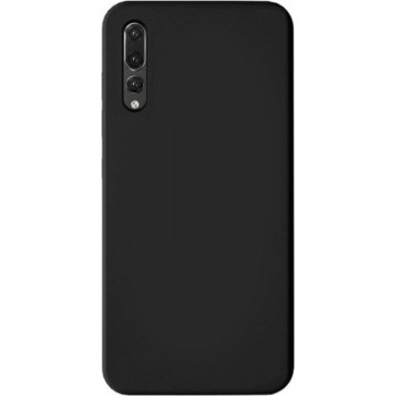 Huawei P20 Pro Backcover - Zwart - TPU Case - Siliconen Hoesje