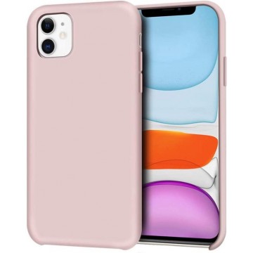 iPhone 11 Hoesje - Siliconen Backcover - Pink Sand