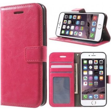 Cyclone cover roze wallet case hoesje iPhone 7
