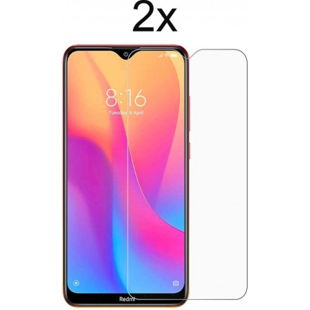 Xiaomi Redmi 8 Screenprotector Glas - 2x Tempered Glass Screen Protector