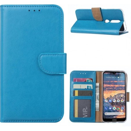 Nokia 4.2 - Bookcase Turquoise - portemonee hoesje