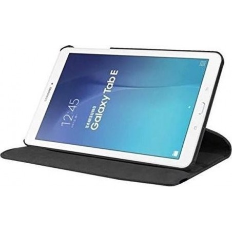 Samsung Galaxy TAB E 9.6 (T560) hoes 360 graden draaibaar met  Multi-stand -Zwart