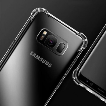 Samsung Galaxy S10 Hoesje Transparant Shock Proof Siliconen Case