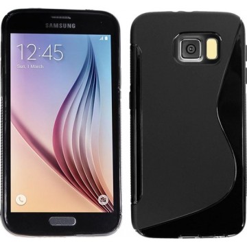 S-Line TPU Siliconen  Hoesje voor Samsung Galaxy S6 - Zwart