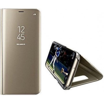 Hoesje Flip Cover voor Samsung S10 Plus Goud