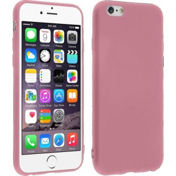 Apple iPhone 6 & 6s Hoesje Roze - Siliconen Back Cover