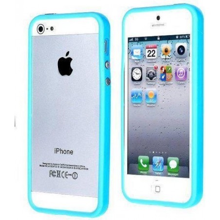 Colorful Bumper Case hoesje iPhone 5 5S Licht blauw