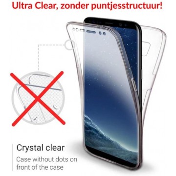EmpX.nl Samsung Galaxy S8 TPU 360° graden TPU siliconen 2 in 1 hoesje