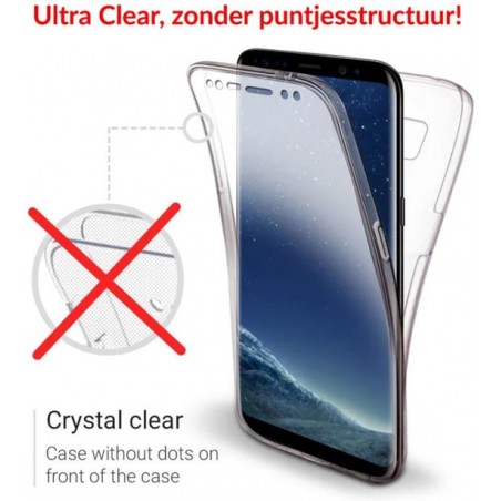 EmpX.nl Samsung Galaxy S8 TPU 360° graden TPU siliconen 2 in 1 hoesje