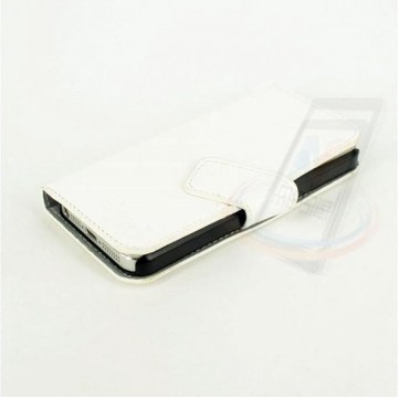 Apple iPhone 5/5s/SE Pasjeshouder Wit Booktype hoesje - Magneetsluiting