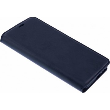 Luxe Zwart TPU / PU Leder Flip Cover met Magneetsluiting Samsung Galaxy S9