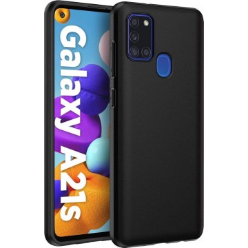 Samsung Galaxy A21S Hoesje Zwart - Siliconen Back Cover