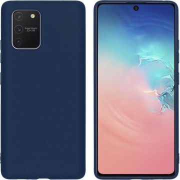 iMoshion Color Backcover Samsung Galaxy S10 Lite hoesje - Donkerblauw