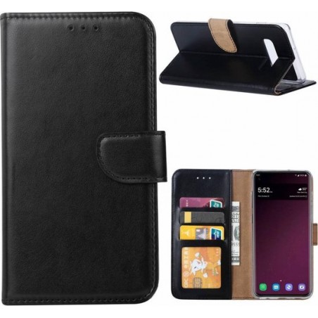 Samsung Galaxy S10 - Bookcase Zwart - portemonee hoesje