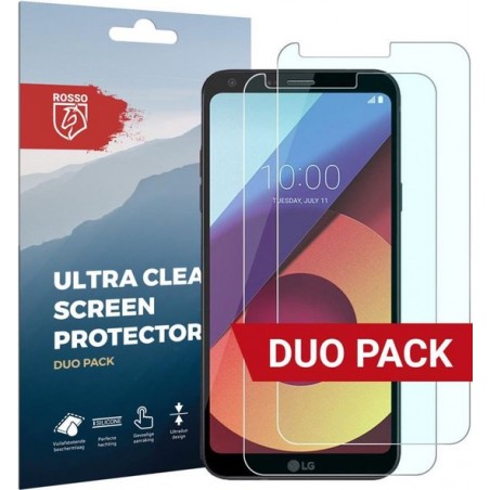 Rosso LG Q6 Ultra Clear Screen Protector Duo Pack