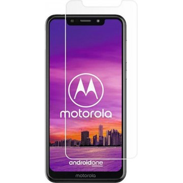 Motorola One Screenprotector Glas - Motorola Moto One Screen Protector Glas - 1x Tempered Glass Screen Protector
