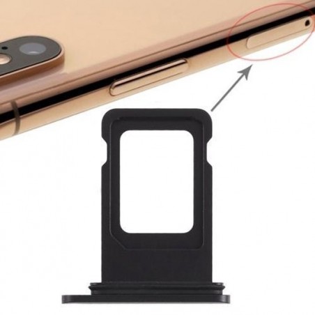 iPhone XR Simkaarthouder| Sim Tray| Zwart/ Black | Reparatie Onderdeel