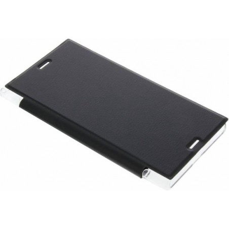 Slim Booktype Sony Xperia X Compact hoesje - Zwart