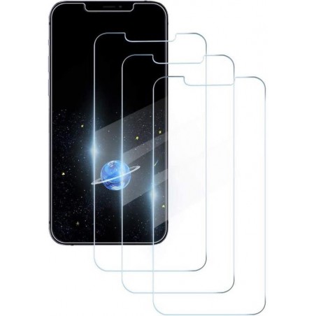 Apple iPhone 12 Screenprotector Glas - Tempered Glass Screen Protector - 3x