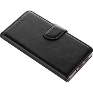 iPhone 7/8 Boek Hoesje - siliconen binnenkant - portemonnee hoesje – geschikt voor pasjes - Zwart