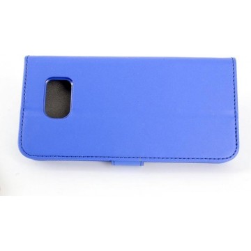 Samsung Galaxy S6 Pasjeshouder Blauw Booktype hoesje - Magneetsluiting (G9200Â )