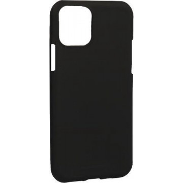Iphone 11 zwart silicone hoesje met Gratis 5D Tempered Glass Screen Protector
