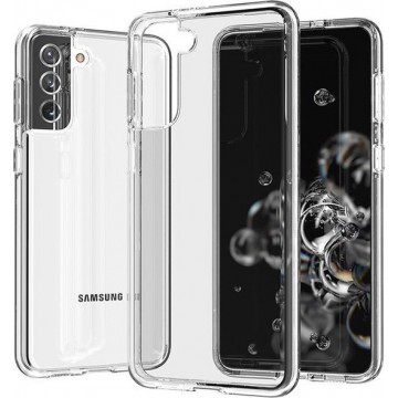 Samsung Galaxy S21 Plus Transparant Siliconen Achterkantje
