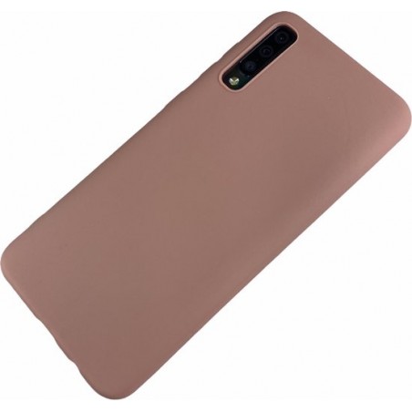 Samsung Galaxy A50 - Silicone hoesje Tim oranje