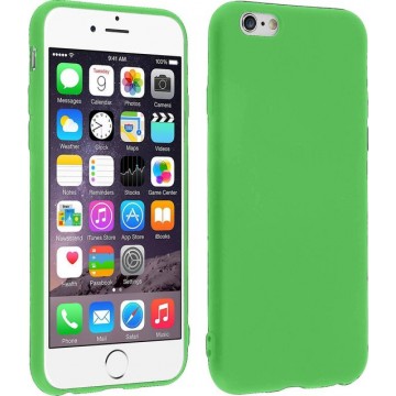 Apple iPhone 6 & 6s Hoesje Licht Groen - Siliconen Back Cover