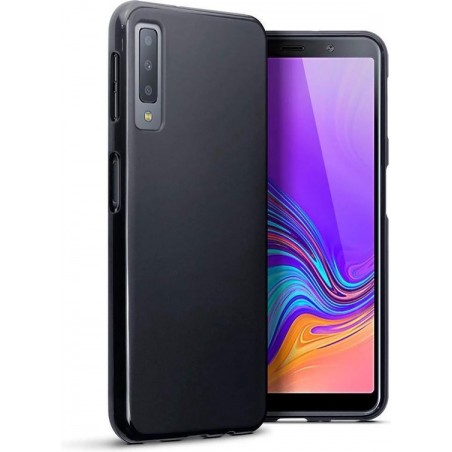 EmpX.nl Samsung Galaxy A7 (2018) TPU Zwart Back cover