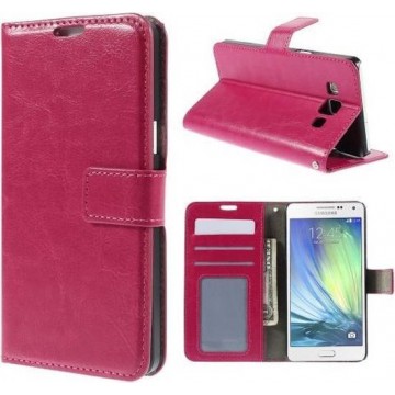 Cyclone wallet hoesje Samsung Galaxy A3 2015 roze