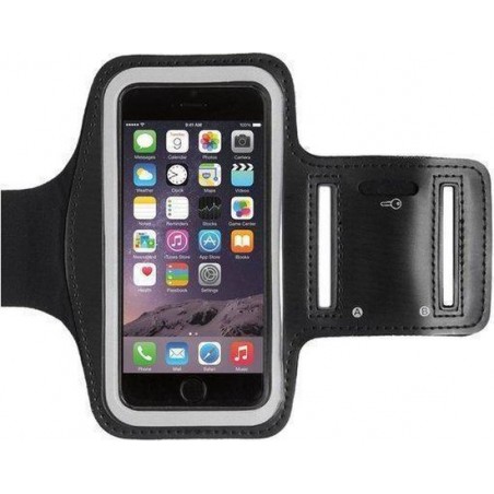 Apple iPhone 6 4,7'' Zwart Sportband Sportarmband Hardloop Sport Armband