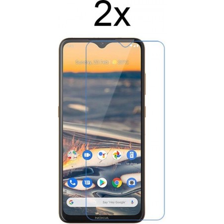 Nokia 5.3 Screenprotector Glas - Nokia 53 Screen Protector - 2x Tempered Glass Screen Protector