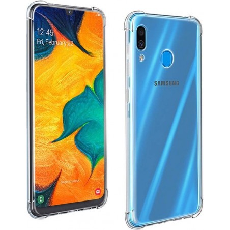 Samsung Galaxy A40 Hoesje - Anti Shock Hybrid Hoesje - Transparant